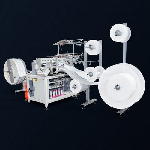 Máquina de costura de 12 agulhas - M-6600 3D - MERT MACHINERY - de tecidos / fixa / automática