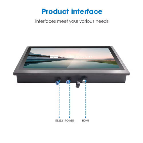 Monitor LCD - ITD24CMG1IP*1 - Shenzhen ITD Display Equipment Co., LTD - com tecnologia capacitiva projetada / com tela sensível ao toque resistiva / com retroiluminação LED