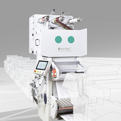 Máquina de impressão de estampagem a quente - RHINO® S 410/510 - PANTEC-GS -- test Mohamed - para etiquetas / em cores / automática