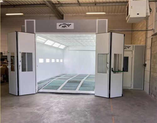 Cabine de pintura aberta - NS series - SELLERPRO COMPANY - para veículos / para estruturas metálicas / com filtro