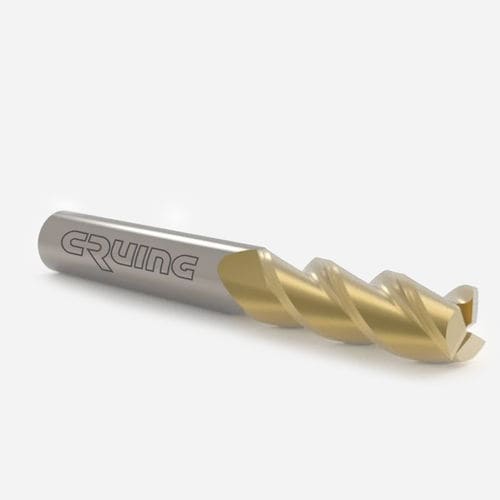 Fresa em carboneto sólido - AM100 series - Cruing Italy srl - para alumínio / de alto desempenho / para máquina de corte