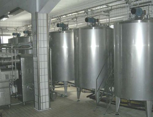 Linha de produção de manteiga automática - Sordi SRL - em aço inoxidável