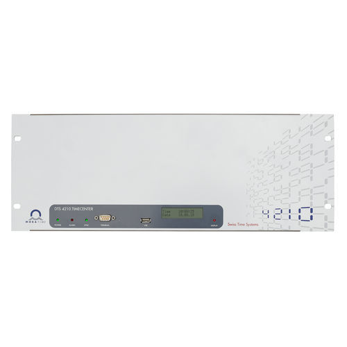 Servidor de tempo Grandmaster - DTS 4210  - MOBATIME Swiss Time Systems - NTP / PTP / IEEE1588