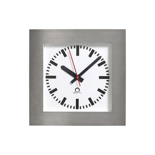 Relógio sincronizado - SLH-OP - MOBATIME Swiss Time Systems - para ambiente interno / caixa em aço inoxidável / NTP
