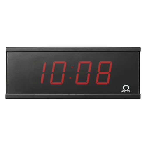 Relógio sincronizado - ECO-M-DC series - MOBATIME Swiss Time Systems - de LED / para ambiente interno / digital