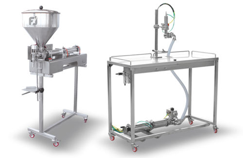 Envasadora para a indústria alimentícia - DOSA series - Frigojollinox s.r.l. - semiautomática / de garrafas / para latas