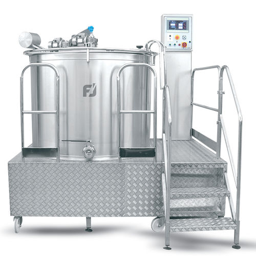 Pasteurizador para sorvetes - CASARO P300 - P600 - P1000 - Frigojollinox s.r.l. - para laticínios / automático / controlado por CLP