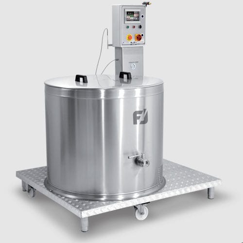 Pasteurizador-esterilizador a vapor - PBG300 - Frigojollinox s.r.l. - para sucos de frutas / para polpa de tomate / para a indústria das bebidas