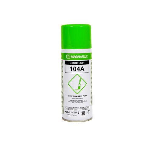 Tinta de secagem rápida - 104A - Magnaflux - de contraste / em aerossol / para inspeção de partículas magnéticas