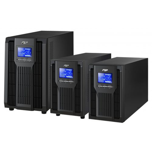 UPS de dupla conversão - Champ 1k/2k/3k - FSP Technology Inc. - monofásica / com display LCD / compacta