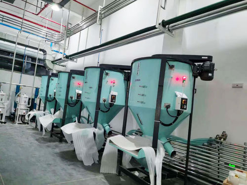 Dosador-misturador de parafuso - SSM series - SANTSAI MACHINERY - para a indústria do plástico / automático / de alta velocidade