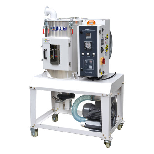 Secador a ar quente - SLC series - SANTSAI MACHINERY - contínuo / para grânulos plásticos / alimentador