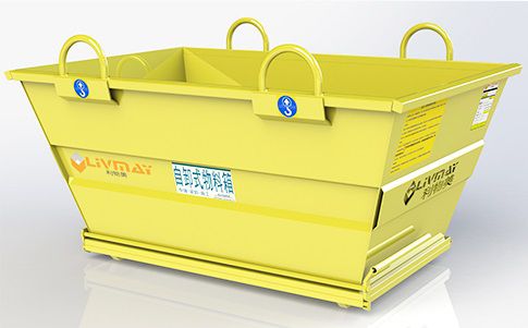 Caçamba autobasculante em aço - LC-W048 - Shenzhen Liwumei Industrial Equipment Co.,Ltd. - com rodas / elevatória