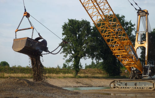 Caçamba de limpeza de fosso - Negrini - para escavadeira dragline