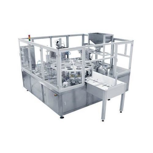Colocadora e seladora rotativa - GF-2200Z - Guangzhou Biaoji Packaging Equipment Co., Ltd. - totalmente automática / para máquina embaladora / para plaquetas de usinagem