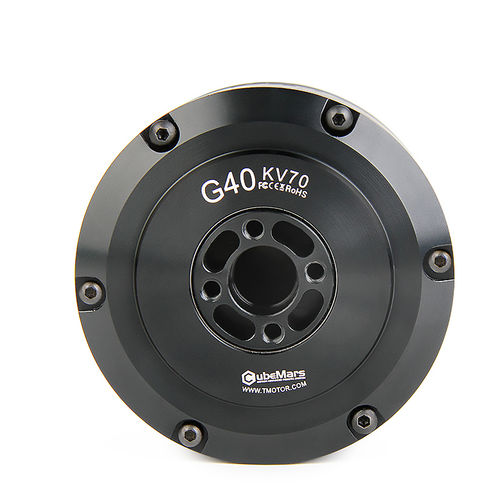 Motor sem escovas - G40 - CubeMars - CC / 16 V / de eixo vazado