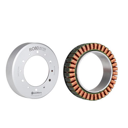 Motor de torque sem carcaça - RO80 KV105 - CubeMars - sem escovas / CC / 48 V