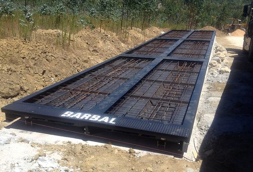 Ponte-báscula para caminhão - WTS/C - Barbal - em concreto / em aço / modular