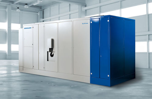 Sistema de limpeza de água - EcoCmax - Ecoclean Group - ultrassônico / por aspersão / com secagem