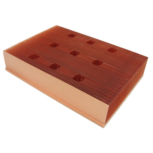 Dissipador de calor em cobre - A1743 - Awind heat sink - de aletas finas