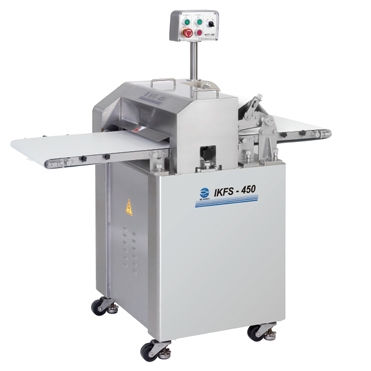 Fatiador de carne - IKFS - 450 - IRE-KOREA - para produtos ultracongelados / automático / de piso