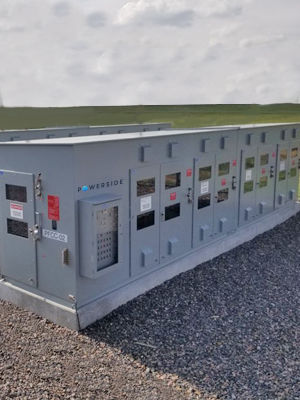 Banco de capacitores automático - PowerMVar Series - Powerside - para média tensão / fixo / pré-montado