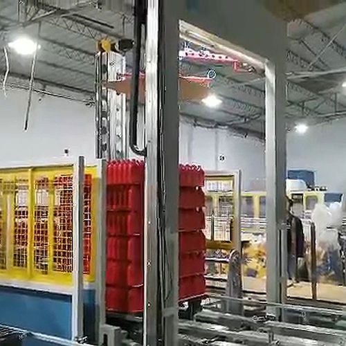 Paletizador robótico - PDB-144 - Dongguan JinJun Machinery Co., Ltd. - com mecanismo de empilhamento / para garrafas / para movimentação