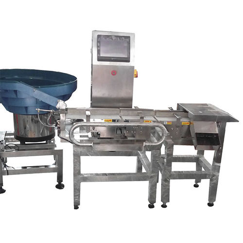 Classificadora por peso com prato vibratório - JLCW-1200-7D - Zhongshan Jingliang Weighing Instrument Co.,Ltd. - para marisco / para pescado / de carne