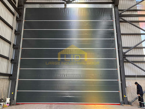 Porta de hangar - MFHD100 - Large Industrial Door Co., LTD - em tecido / para ambiente interno / industrial