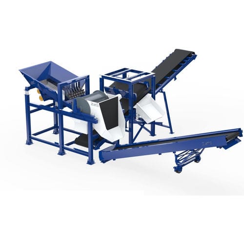 Peneira para construção civil - BLUE SORTER 20 - ZATO srl Unipersonale - vibratória / de tambor / para resíduos