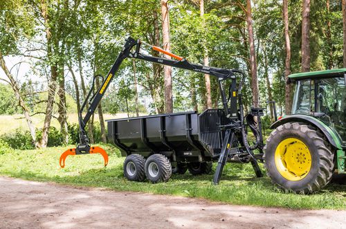 Carreta para lenha - BMF 8T1 - BMF - tandem / florestal
