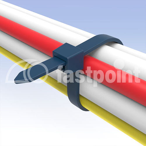 Abraçadeira de cabos em material plástico - 1319 series - Fastpoint Srl - detectável para detector de metais