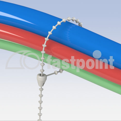 Abraçadeira de cabos em material plástico - 8499AA00  - Fastpoint Srl - com esferas