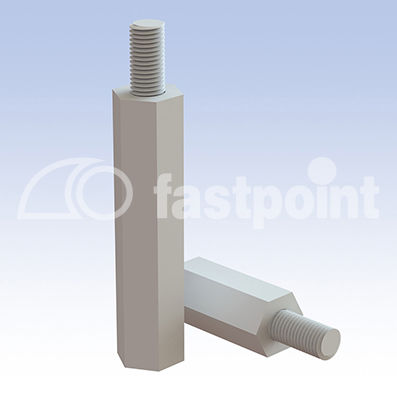 Espaçador em plástico - 5691AA00 - Fastpoint Srl - hexagonal