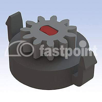 Amortecedor rotativo - 59 series - Fastpoint Srl - mecânico / em borracha de silicone