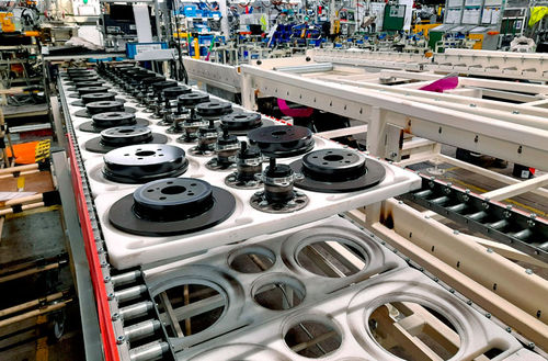 Transportador de corrente - Coutier Industrie - horizontal / de movimentação / de transferência