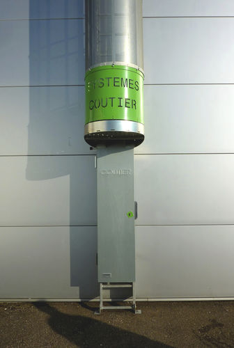 Porta de acesso restrito a escada em aço galvanizado - CEC100 - Coutier Industrie - de crinolina / de segurança / com fecho / trava