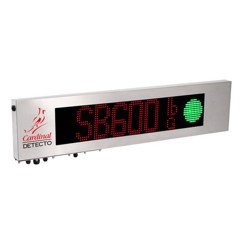 Indicador de peso com display gráfico LCD -  Cardinal SB600  - AWM Ltd - digitais / embutido / IP66
