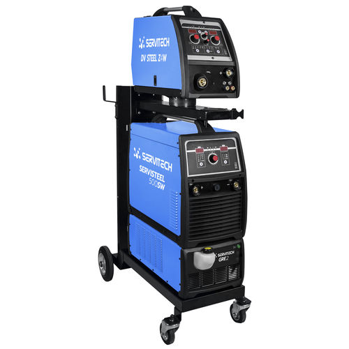 Máquina de solda MIG-MAG - Servisteel 500SW - SERVITECH GROUP - eletrônica / com alimentador de fio separado / inversora
