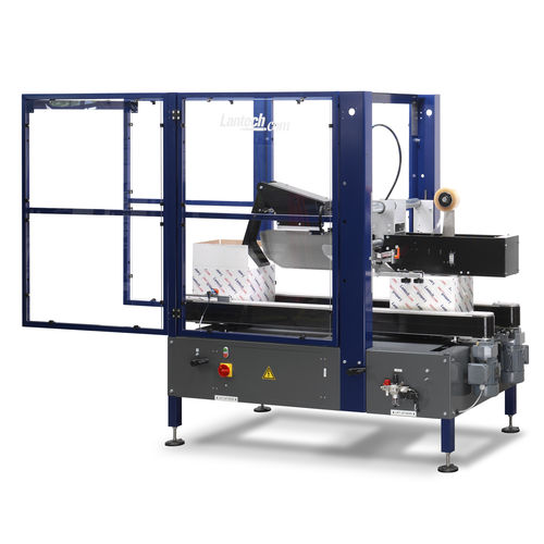 Máquina fechadora de caixas de duas abas - CS-300 - LANTECH - fita adesiva