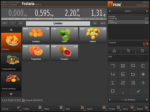 Software de gestão - ETPOS - Balancas Marques Jose Pimenta Marques Lda. - de controle / para loja