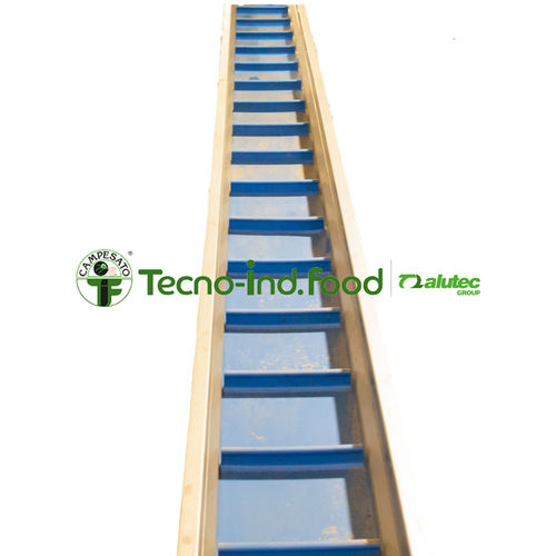 Correia transportadora em PVC - NEL - Alutec Food CAMPESATO® - em aço inoxidável / de processo / para hortaliças