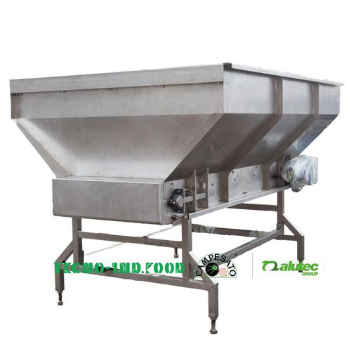 Tanque para legumes - Alutec Food CAMPESATO® - para cenouras / para batatas / com tremonha