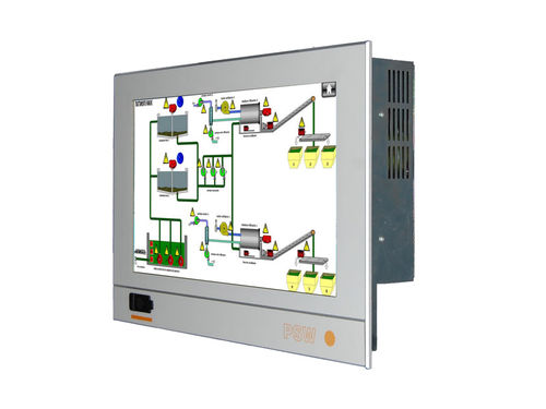 Painel PC com retroiluminação LED - PSW015 - PANEL Srl - TFT LCD / com tela sensível ao toque resistiva / 15,6"