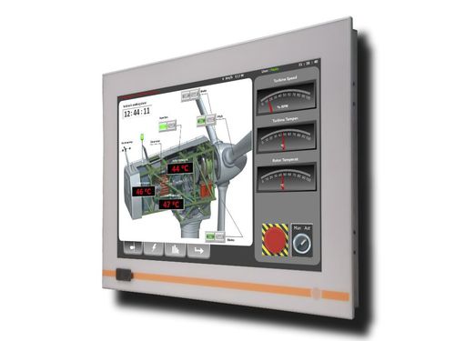 Painel PC com tela sensível ao toque resistiva com 5 fios - PSQ119 - PANEL Srl - com retroiluminação LED / LCD / TFT LCD