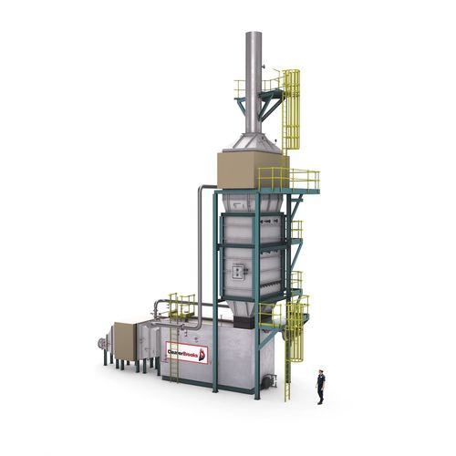 Caldeira de fluido térmico - Max-Flow®  - Cleaver-Brooks - de água quente / a gás / horizontal