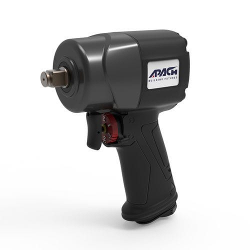 Chave de impacto pneumática - AW050I - APACH Industrial Co., Ltd. - 1/2" / de ponta curta / para porca