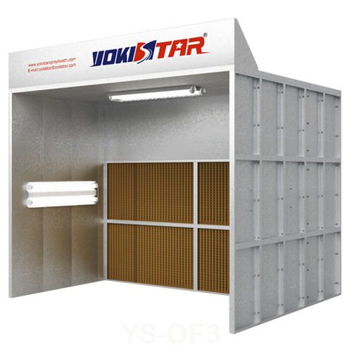 Cabine de pintura aberta - YS-OF series - Guangzhou YOKISTAR Co., Ltd. - para veículos / para a indústria da madeira / com filtro