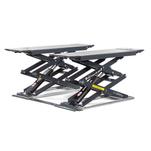 Elevador pantográfico de dupla tesoura - ATH-Frame Lift 30FZ - ATH-Heinl GmbH & Co. KG - 3 toneladas / eletro-hidráulico / para carros