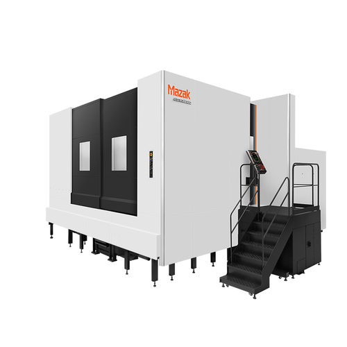 Centro de usinagem CNC de 3 eixos - HCN-Q - Mazak - horizontal / de coluna dupla / com mesa rotativa